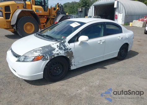 2006 Honda Civic Lx из США, поврежденный, VIN 1HGFA15536L120692